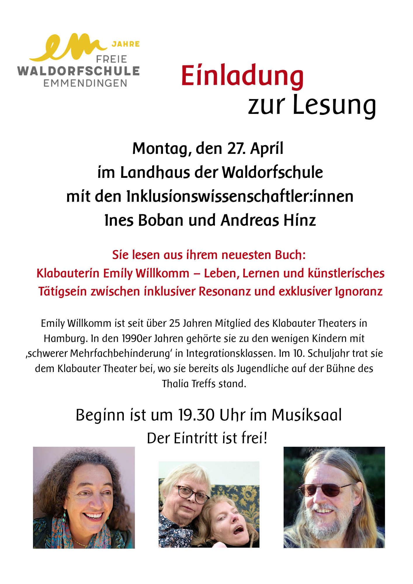 Inklusionswisenschaftler:innen Ines Boban und Andreas Hinz