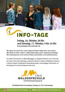 InfoTage 2026 - beide Veranstaltungen bauen aufeinander auf!